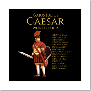 Gaius Julius Caesar World Tour Posters and Art